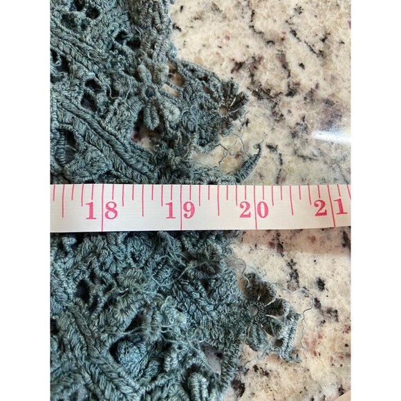 Alterd State Womens Medium Gray Smocked Lace Hem Babydoll Boho Chic Y2K - Picture 6 of 6